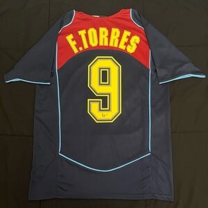 Fernando Torres #9 Atlético Away Jersey Spider Man 2004/2005 Atletico Madrid